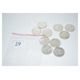 8- 1951 P, 2-1952P BU