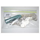 50 - 1950, 51, 52 UNC ROOSEVELT DIMES