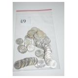 50- UNC MIXED ROOSEVELT DIMES