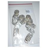 50- UNC MIXED ROOSEVELT DIMES