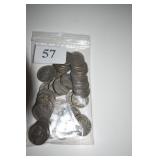 4O- 1937-D BUFFALO NICKELS