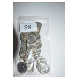 4O- 1943P + 44-P ABSOLUTELY UNC JEFFERSON NICKELS