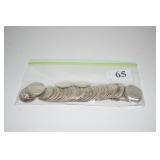 SILVER WASHINGTON QUARTERS 40 EXCEPTIONAL MIX