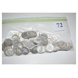 100 EARLY MIX MERCURY DIMES
