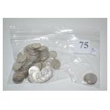 73 EARLY MIX MERCURY DIMES