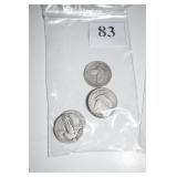 LIBERTY STANDING QUARTERS 3-1925P, 1-26S, 1-29P,