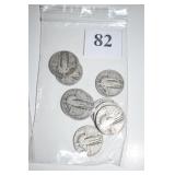 LIBERTY STANDING QUARTERS (2 EACH) 1925, 26, 27,