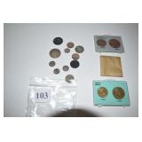 COINS OF JAMAICA, NEW ZEALAND & MISC. EARLY