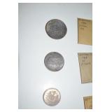 GERMANY 5, 3,2 MARKS SILVER