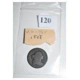 1808 FAINT HALF CENT