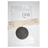 1795 LARGE CENT (TAKE A LOOK ? CLIP EDGE)
