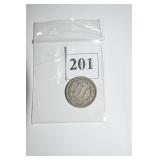3 CENT NICKEL - 1865
