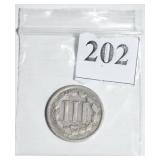 3 CENT NICKEL - 1866