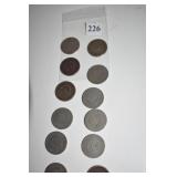 V NICKELS (2) 1902, (2) 05, (2) 06, (2) 07, (2)