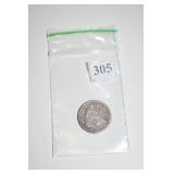 LIBERTY SEATED QUARTER 1853