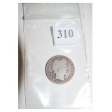 BARBER QUARTER 1896 -P
