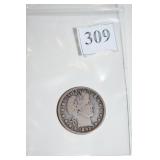 BARBER QUARTER 1892 P