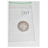 BARBER QUARTER 1903 - P