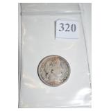 BARBER QUARTER 1907-0