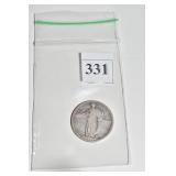 LIBERTY STANDING QUARTER -1917-P