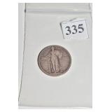 LIBERTY STANDING QUARTER - (1) 1919 P