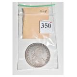 1806 DRAPED BUST 1/2 DOLLAR - POINTED 6 - STEM