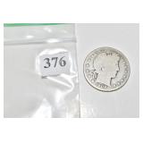 BARBER HALF  - 1908 D