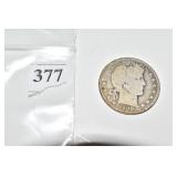 BARBER HALF - 1908 -O