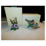 LENOX ROBIN FAMILY, YELLOW SWALLOWTAIL,