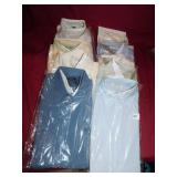 GROUP OF MENS DRESS SHIRTS 10 TOTAL VAN HEUSEN,