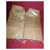 TWO SIZE 14-1/2 MENS REGULATION ARMY SHIRTS