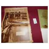 POST GAZETTE 1936 GREAT FLOOD, SHEET MUSIC,