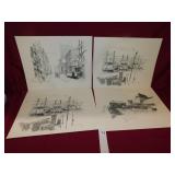 FOUR PRINTS PHIPPS, FIFTH AVE AND MONONGAHELA