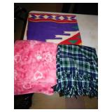 BLACK BLANKET, SOUTH WEST DESIGN BLANKET, ETC