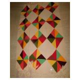 KING SHEETS, HAND DONE BLANKET SIGNED