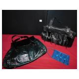 2 PURSES, ONE IS NEW, AND ONE BEADED WRISTLET