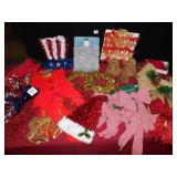 BOWS FOR CHRISTMAS AND 4TH OF JULY,  4TH OF JULY