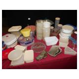 BUNT CAKE PANS, STORAGE CONTIANERS WITH LIDS,