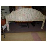 KING SIZE UPHL. HEADBOARD W/ BOLSTER 81" W X 45"H