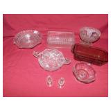 RUFFLED EDGE DISH, DOUBLE HANDLED BOWL, 2 EYE