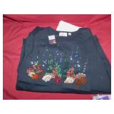 QUAKER FACTORY 2 X SEA MOTIF SHORT SLEVE TOP, BOB