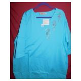 QUAKER FACTORY 2 X SEAHORSE TOP, 2 X SWEATER W/