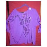 ZEBRA TOP AND - PURPLE 2 X