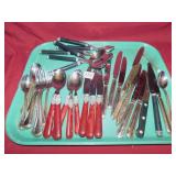 ASSORTED NON MATCHING FLATWARE