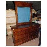 DRESSER WITH MIRROR 60W 76H WITH MIRROR 18D