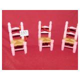 45+ RUSH SEATED CHAIR ORNAMENTS 5 IN H