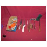 ASSORTED KITCHEN KNIVES ECT.