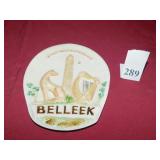 BELLEEK 7IN DISH WITHOUT NONE IS GENUINE