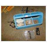 TOOL CADDY, SCREW DRIVERS, OIL CANS, ETC