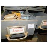 WOOD SCREWS IN METAL FILE BOX
